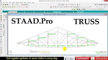STAAD.Pro - STEEL TRUSS