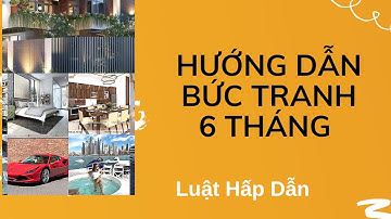 HƯỚNG DẪN VIẾT BỨC TRANH 6 THÁNG BẰNG LUẬT HẤP DẪN