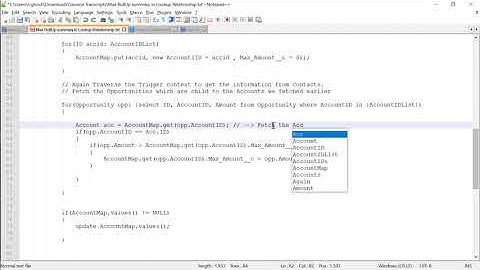 Salesforce Development with Apex - Roll Up Summary Implementation for Look Up Relationships