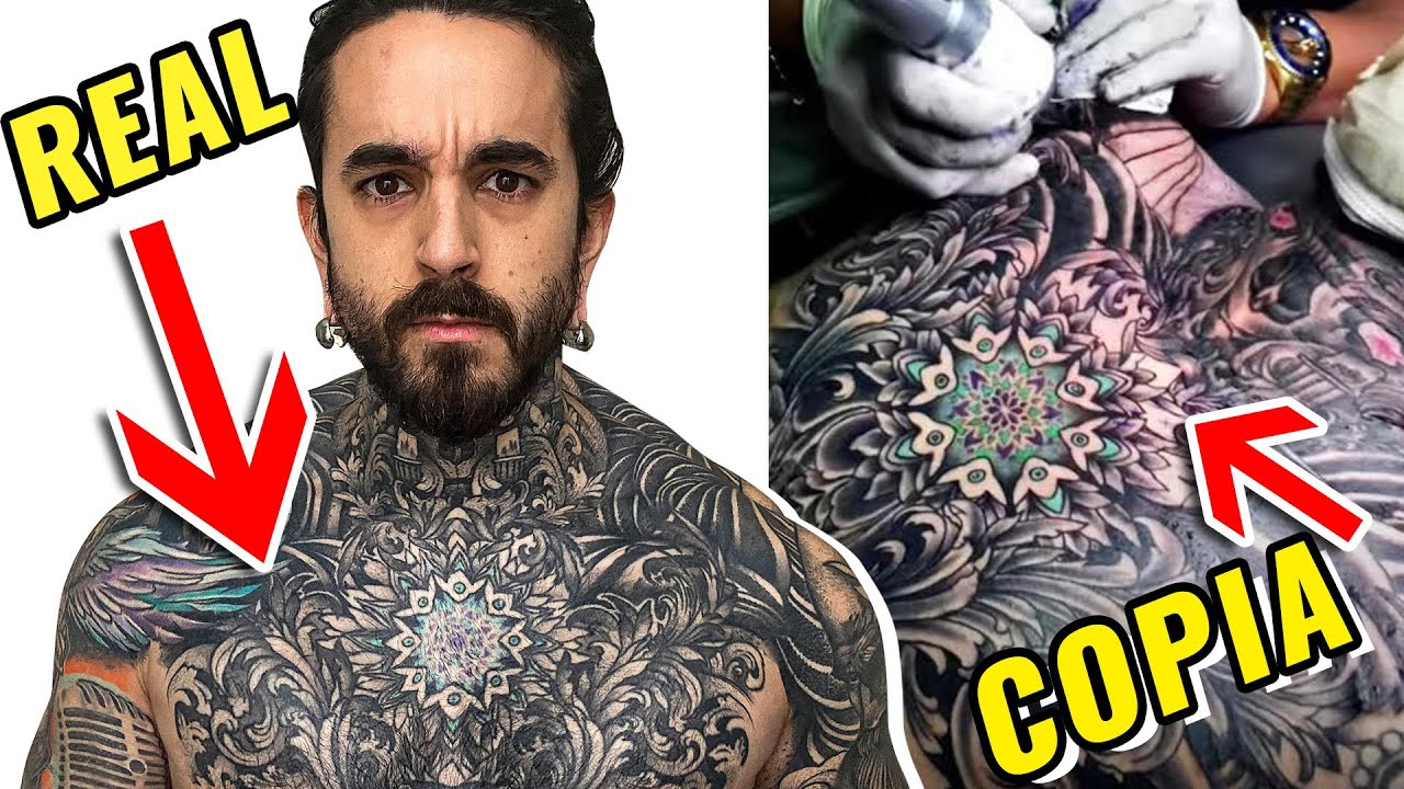 Me COPIAN mi TATUAJE del CUELLO y PECHO a lo PERRAS - YouTube