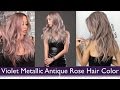 Violet Metallic Antique Rose Hair Color