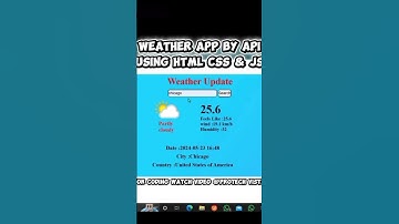 #weerupdate #weeralarm #weerapp #html #css #js #webdevelopment #appdevelopment #coding #api
