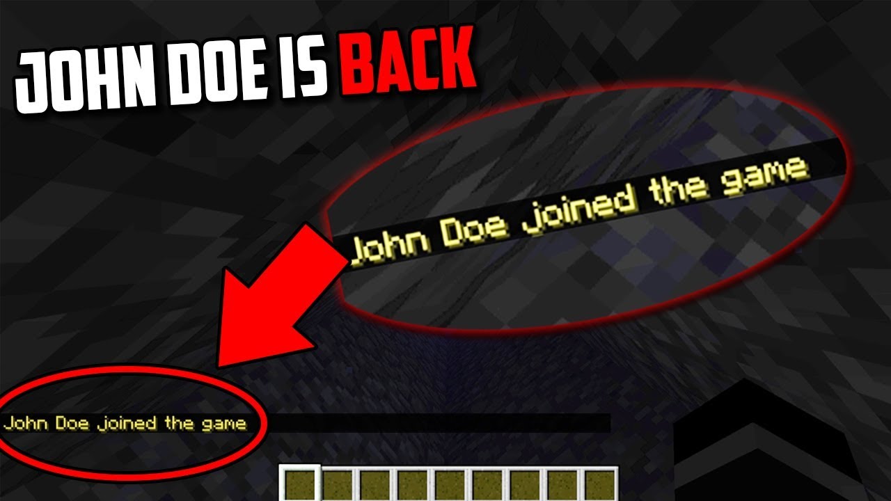 John Doe Is Going To Hack Minecraft Scary Minecraft Video Vloggest - john doe roblox hacker legend