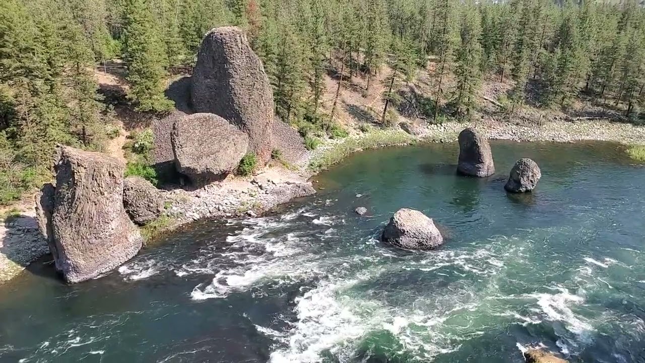 Riverside State Park - Bowl And Pitcher - Spokane River - Centennial Trail - Washington State - USA