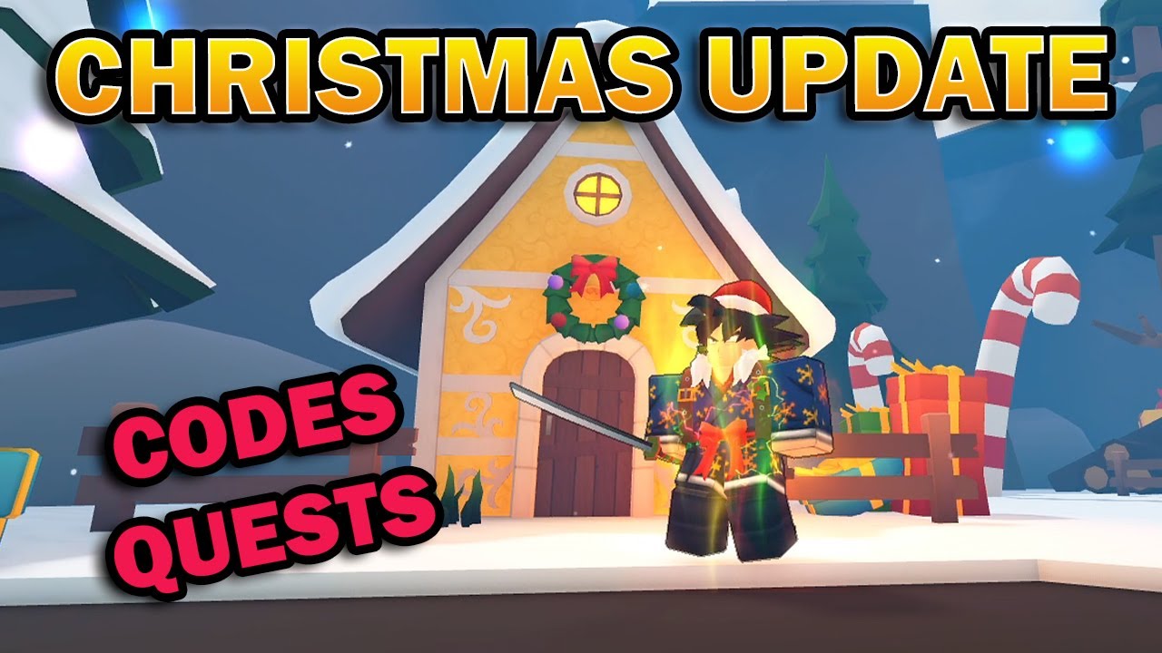 Christmas Update in Anime Champion Simulator QUESTS CODES & MORE