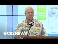 Honolulu Mayor Rick Blangiardi briefing on tsunami warning