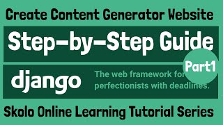 Create AI Content Generator with OpenAI, Python Django and DigitalOcean