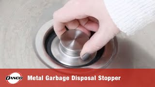 Kitchen Garbage Disposal Drain Stopper in Stainless Steel