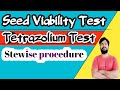 Tetrazolium Test | Seed Viability Test in hindi | How to Test Viable Seed by Tetrazolium | FORMAZEN