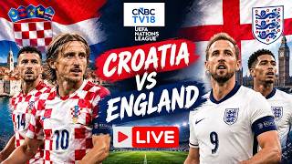 Croatia vs England LIVE: UEFA Nations League | Harry Kane | Bellingham | Luka Modrić | N18G