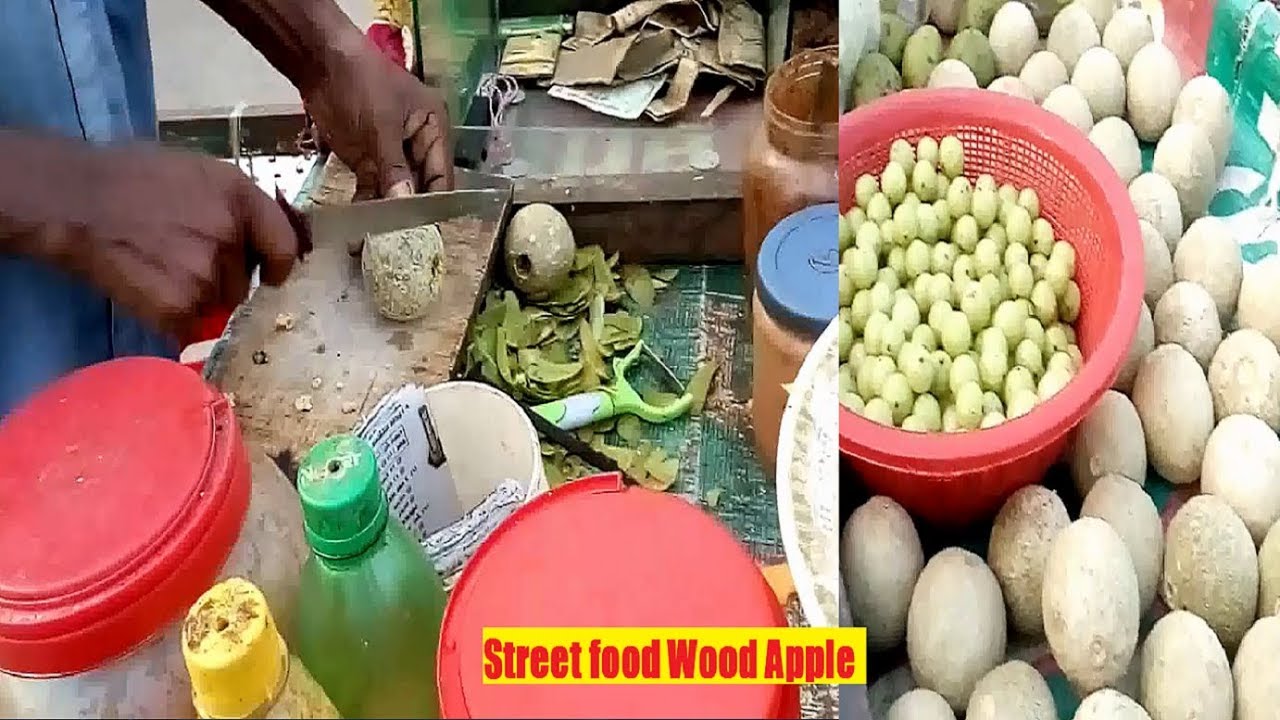 Popular Street food Kadbel Vortha Testy masala Bel Wood Apple* Bengali