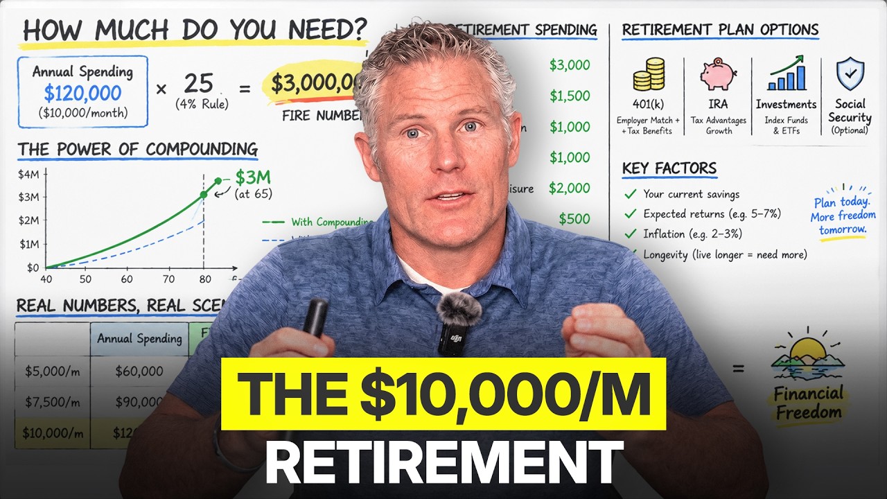 Can You Retire & Spend $10,000/month? (Full Breakdown)