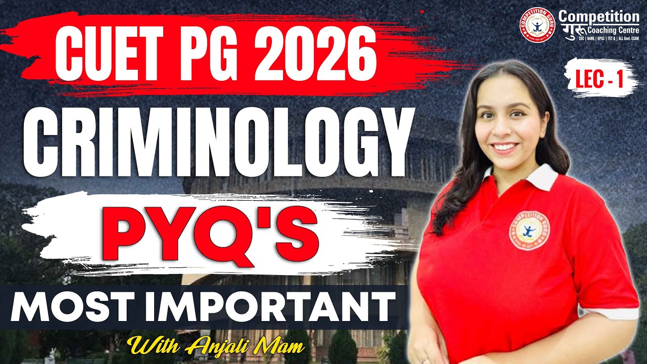 CUET PG 2026 Criminology PYQs | CUET PG Criminology Previous Year ...