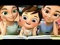Read A Book , Learning to abc Together! | Numbers Song |  Banana Cartoon Kids Songs & Nursery Rhymes