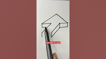 Drawing 3d geometric illusion art #shorts #drawing