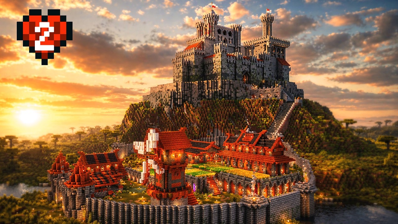 I Turned My PERFECT START Into a KINGDOM in Minecraft Hardcore