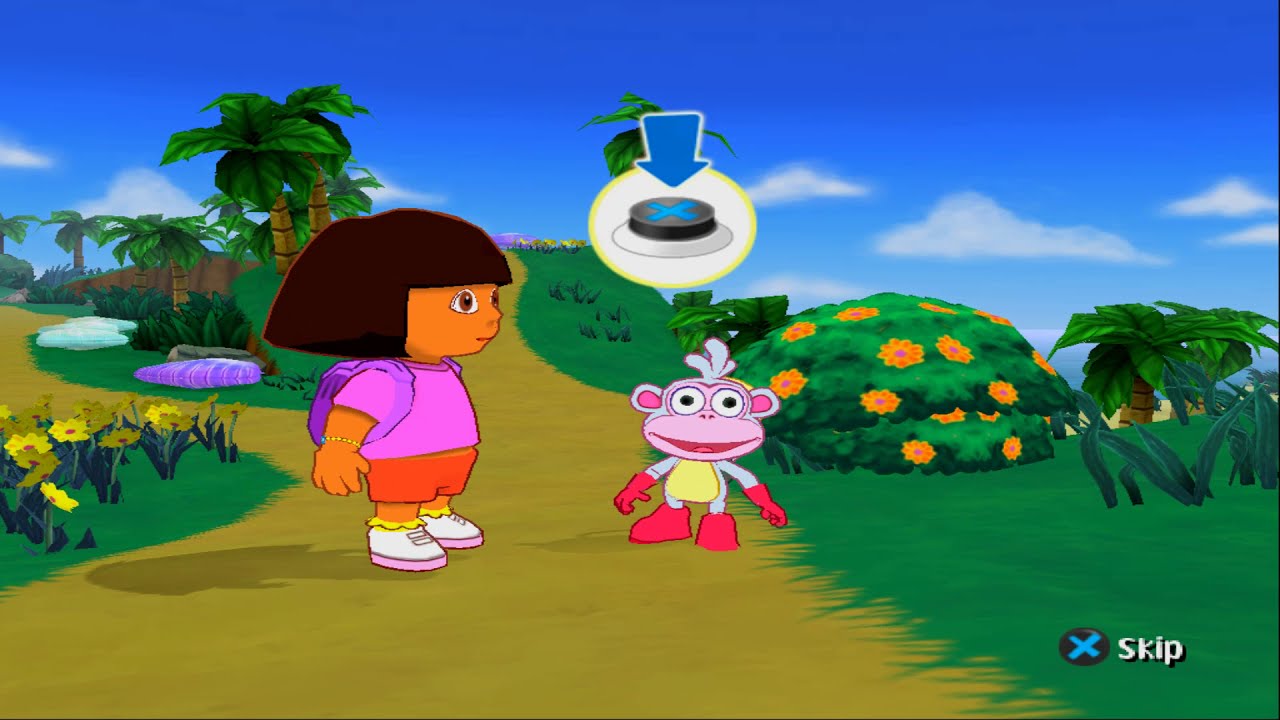 Dora The Explorer Dora Saves The Mermaids Playstation 2 Gameplay