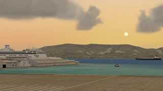 Aerosoft a320 Saudia Visual Approach Rwy 09 LXGB