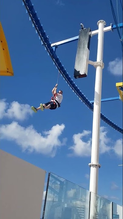 zipline on carnival mardi gras