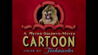 MGM Cartoon - The Boy And The Wolf (1943) Reissue Titles Intro 