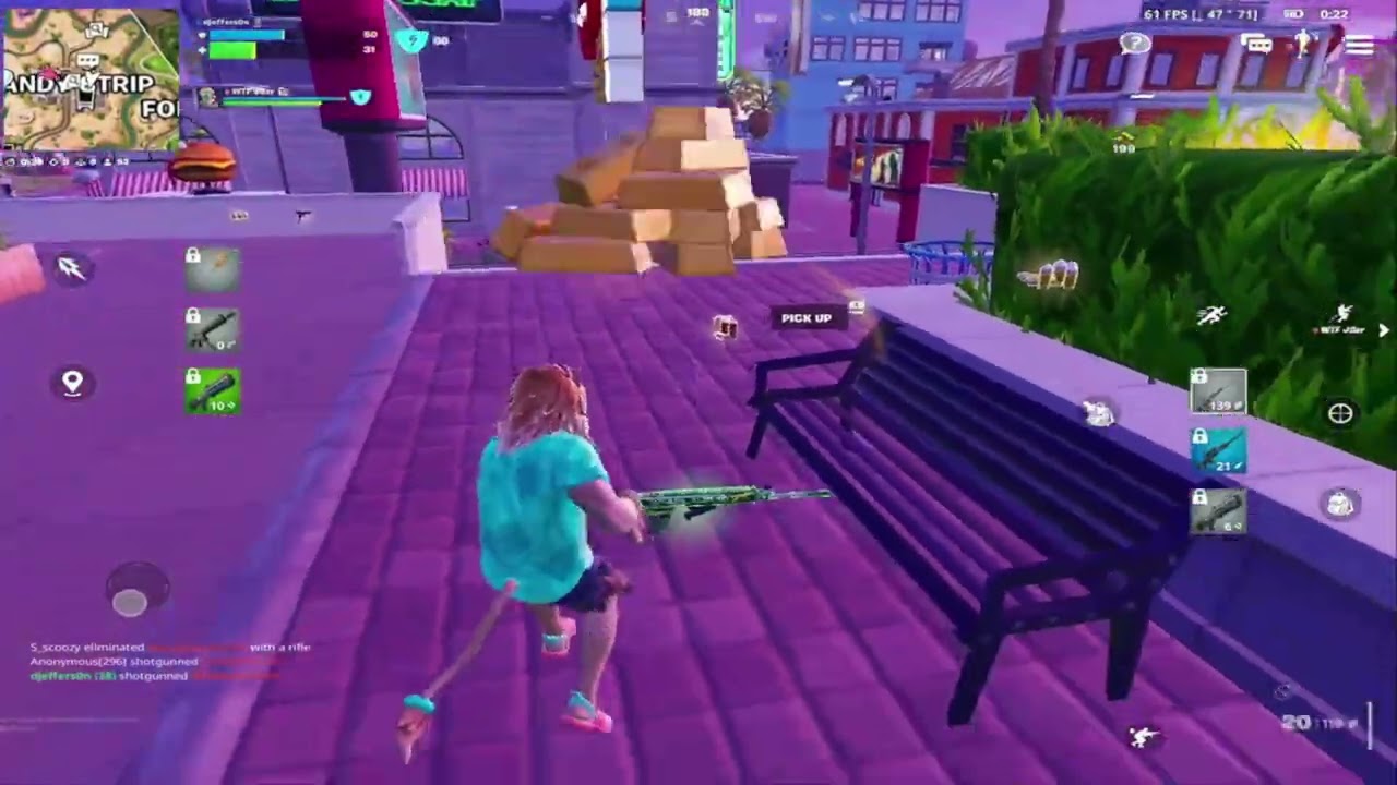 Fortnite on iPad A16 (Chapter 7 Season 1) 