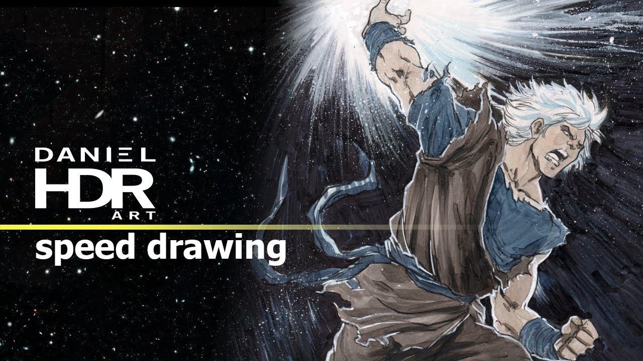 Speed Drawing - Goku ❖ Daniel HDR Art