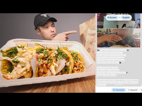 Dude studied tacos in 15 Mexican cities before opening a taqueria in Korea