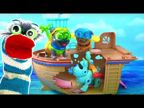 Los Puppy Dog Pals se Mudan a una Nueva Casa y Encuentran un Tesoro!