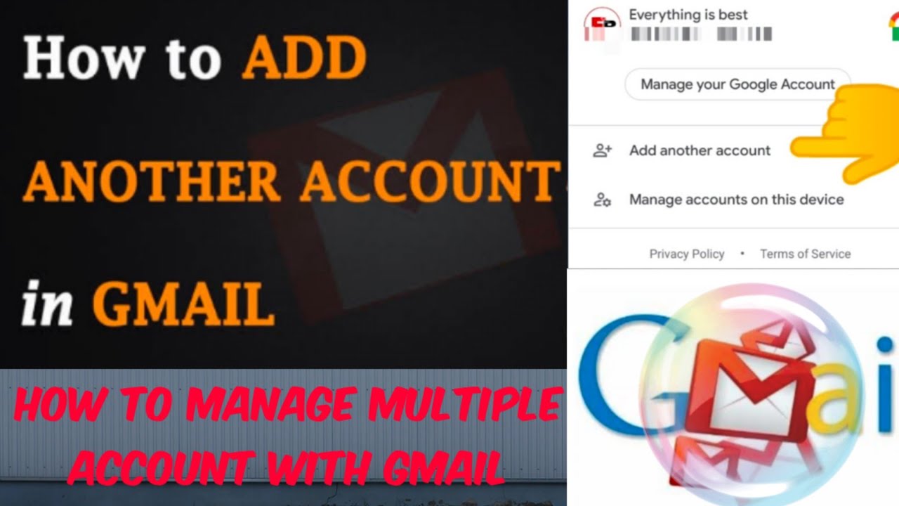 How to add another gmail account in phone || How to create another ...