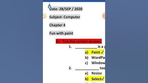 Chapter-4 ( Fun with paint)