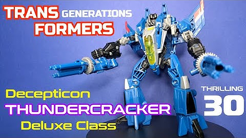 Transformers THUNDERCRACKER Generations Thrilling 30 Deluxe Class