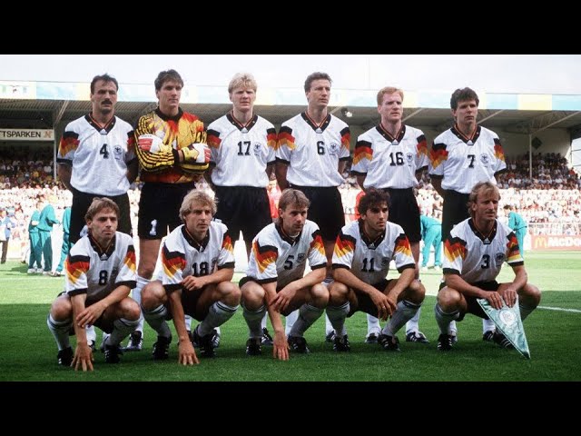 【EURO１９９２準優勝モデル】ドイツ代表 ９２／９３（H）エキップメント EURO 1992 - All Goals - YouTube
