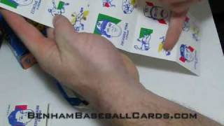 #3 - 1986 Topps Tattoos Baseball - Hobby Wax Box (Break Rip Opening)