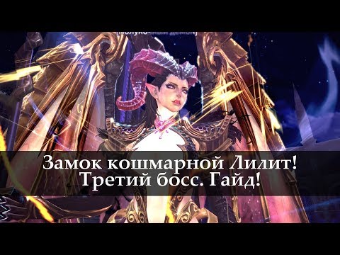 Видео: Замок Кошмарной Лилит. Третий босс. Гайд. TERA Online