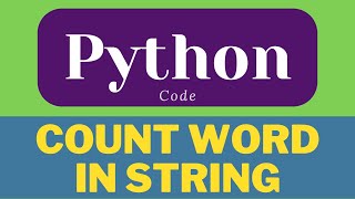 count words in a String in Python | Python String | Python Program | #shorts  #python #ytshorts #4k
