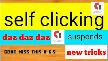 admob self click trick no invalid click cat click on your ads and earn