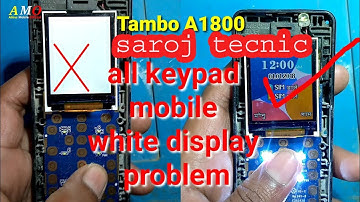 chene China Mobile White Display solution / How To Find Display Track points