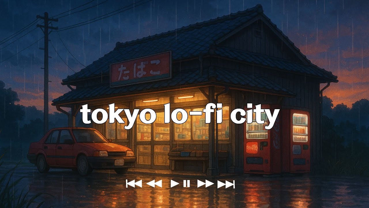 Tokyo Rainy Night 🌧️ | 1 Hour Japanese Lo-fi Hip-Hop for Study & Chill ...