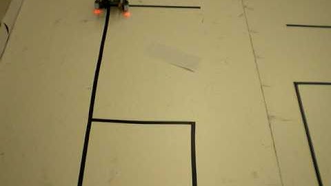 Mindstorms NXT Tape Maze video #2 - multiple robots, no locking