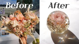 (SUB) Eternal Wedding Bouquet Resin Art