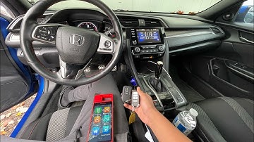 How to add a key to a honda civic (2016-2021) using the autel km100