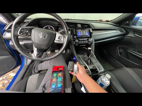How to add a key to a honda civic (2016-2021) using the autel km100