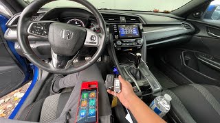 How to add a key to a honda civic (2016-2021) using the autel km100