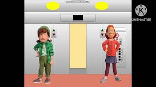 Animated: Former Modded Armor Traction Elevators at Toronto Reference Library, Toronto ON