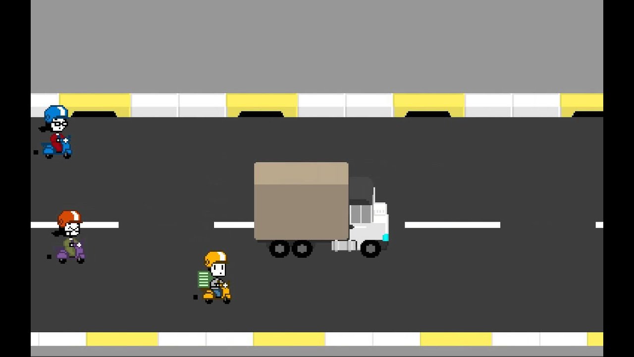 Autoscrolling game made with Lutro, running in RetroArch (part 2)