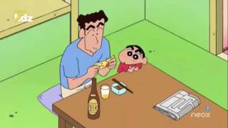 Shin chan ¡Eh! Que voy con papa a la piscina!