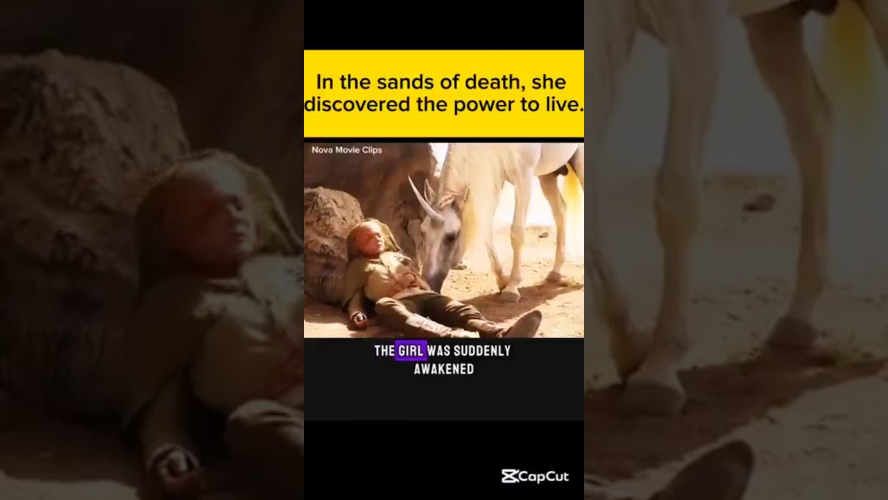 Lost in the Desert😟 The Girl, the Unicorn, and the Monster Beneath the Sand 