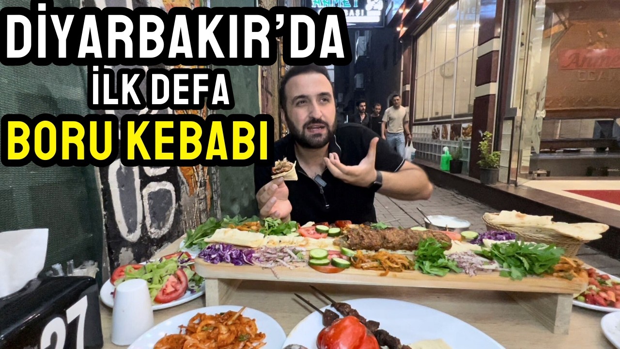 Diyarbakır Sur sokaklarında BORU KEBABI ve güncel fiyatlar