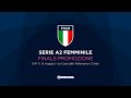 Figh finals 2024  serie a2 femminile  day 1