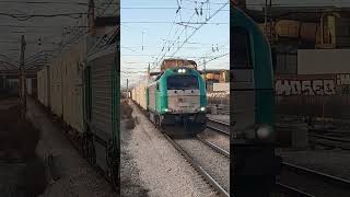 335.013 Tranfesa con Marcotrans a algeciras #train #youtubeshorts #shorts #mercanias #madrid #tren